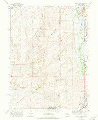 1968 Map of Murphy Ridge, Rich County, UT — High-Res | Pastmaps